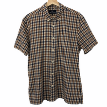 Load image into Gallery viewer, Aquascutum House Check Short Sleeved Shirt - Extra Large (XL) PTP - 22.5&quot;
