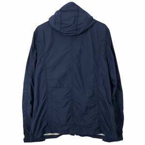 Ma.Strum Blue Multi Pocket Hooded Sniper Jacket - Medium (M) PTP 22.75"