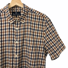 Load image into Gallery viewer, Aquascutum House Check Short Sleeved Shirt - Extra Large (XL) PTP - 22.5&quot;
