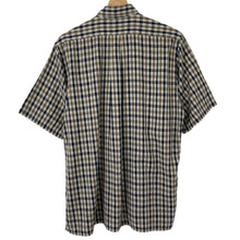 Load image into Gallery viewer, Aquascutum House Check Short Sleeved Shirt - Medium (M) PTP 21.75&quot;
