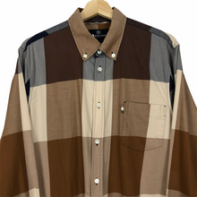 Load image into Gallery viewer, Aquascutum Block Check Long Sleeved Shirt - Extra Large (XL) PTP 23&quot;
