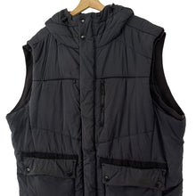 Load image into Gallery viewer, Paul and Shark Navy Hooded Logo Gilet Body Warmer - Six Extra Large (6XL) PTP 30&quot;
