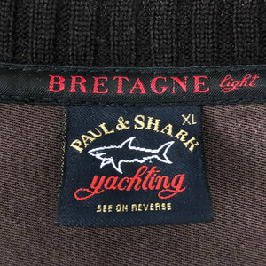 Vintage Brown Paul and Shark Bretagne Sweater - Extra Large (XL) PTP 25"