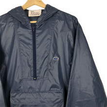 Load image into Gallery viewer, Vintage Navy Lacoste Izod Half Zip Cagoule - Medium (M) PTP 23&quot;
