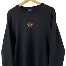 Load image into Gallery viewer, Paul and Shark Black Centre Logo Sweater - Large (L) PTP 23&quot;
