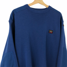 Load image into Gallery viewer, Vintage Blue Paul and Shark Bretagne Sweater - Medium (M) PTP 24&quot;
