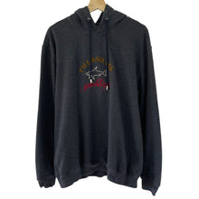 Load image into Gallery viewer, Paul and Shark Grey Embroidered Logo Hoody - Triple Extra Large (XXXL) PTP 24.5&quot;
