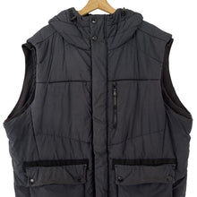 Load image into Gallery viewer, Paul and Shark Navy Hooded Logo Gilet Body Warmer - Six Extra Large (6XL) PTP 30&quot;
