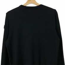 Load image into Gallery viewer, Paul and Shark Black 100% Wool Crew Neck Logo Sweater - Medium (M) PTP 20&quot;
