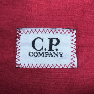 C.P Company Red Goggle Hooded Overshirt - Extra Large (XL) PTP 22.25"