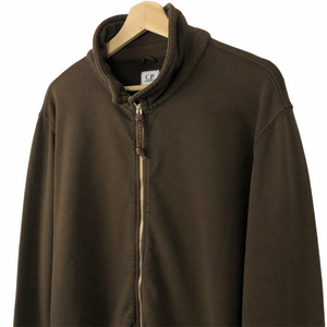 C.P Company Khaki Brown Watchviewer Zip Up - Large (L) PTP 23"