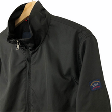 Load image into Gallery viewer, Paul and Shark Black Full Zip Logo Jacket - Medium (M) PTP 21&quot;
