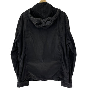 C.P Company Black Goggle Hooded Overshirt - Double Extra Large (XXL) PTP 24"