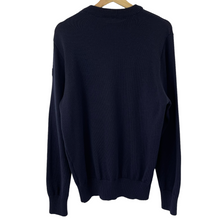 Load image into Gallery viewer, Paul and Shark Navy 100% Wool Crew Neck Sweater - Extra Large (XL) PTP 22&quot;
