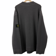 Load image into Gallery viewer, Vintage Stone Island Grey Mock Neck Sweater - Double Extra Large (XXL) PTP 27&quot;
