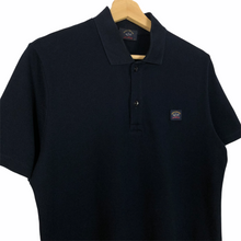 Load image into Gallery viewer, Paul and Shark Dk Navy Short Sleeved Polo - Medium (M) PTP 20.25&quot;
