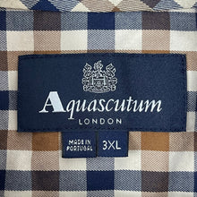 Load image into Gallery viewer, Aquascutum House Check Short Sleeved Shirt - Triple Extra Large (XXXL) PTP 25.25&quot;
