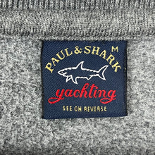 Load image into Gallery viewer, Paul and Shark Grey Crew Neck Sweater - Medium (M) PTP 20.75&quot;
