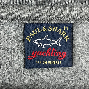 Paul and Shark Grey Crew Neck Sweater - Medium (M) PTP 20.75"