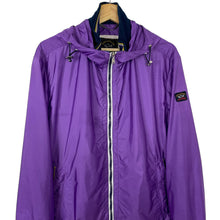 Load image into Gallery viewer, Paul and Shark Purple Hooded Logo Jacket - Large (L) PTP 21.5&quot;
