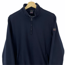 Load image into Gallery viewer, Paul and Shark Navy Half Zip Pullover Sweater - Medium (M) PTP 20.75&quot;
