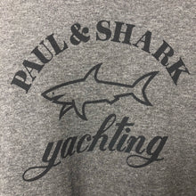 Load image into Gallery viewer, Paul and Shark Grey Crew Neck Logo Sweater - Large (L) PTP 23.25&quot;
