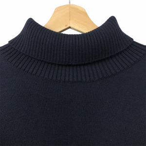 Vintage Paul and Shark Navy Bretagne Roll Neck - Extra Large (XL) PTP 25.5"