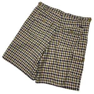 Aquascutum House Check Cargo Shorts - W 36"