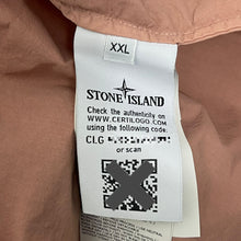 Load image into Gallery viewer, Stone Island Salmon Pink Full Zip Pocket Overshirt - Double Extra Large (XXL) PTP 26.25&quot;
