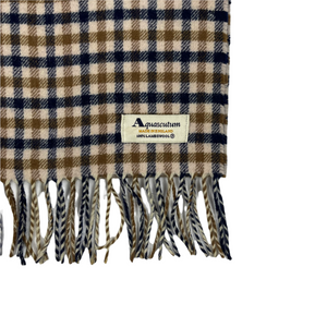 Aquascutum Classic House Check 100% Lambswool Scarf - One Size Fits All