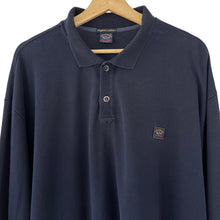 Load image into Gallery viewer, Paul and Shark Navy Long Sleeved Polo - Five Extra Large (5XL) PTP 31&quot;
