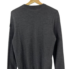 Load image into Gallery viewer, Paul and Shark Grey Crew Neck Wool Sweater - Medium (M) PTP 18&quot;
