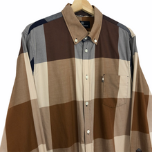 Load image into Gallery viewer, Aquascutum Block Check Long Sleeved Shirt - Extra Large (XL) PTP 23&quot;
