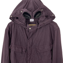 Load image into Gallery viewer, C.P Company Purple Goggle Hooded Overshirt - Double Extra Large (XXL) PTP 24&quot;
