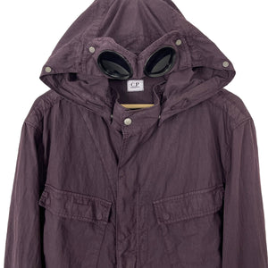 C.P Company Purple Goggle Hooded Overshirt - Double Extra Large (XXL) PTP 24"