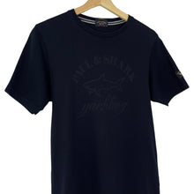 Load image into Gallery viewer, Paul and Shark Navy Short Sleeved Logo T-Shirt - Medium (M) PTP 18.5&quot;
