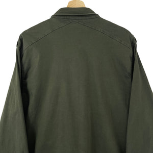 Ma.Strum Green Button Up Double Pocket Overshirt - Extra Large (XL) PTP 25.25"