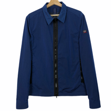 Load image into Gallery viewer, Paul and Shark Blue Nylon Shimmer Overshirt - Large (L) PTP 21.5&quot;
