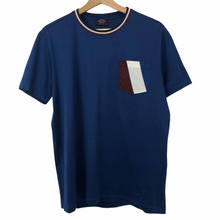 Load image into Gallery viewer, Paul and Shark Blue Short Sleeved Pocket Logo T-Shirt - Medium (M) PTP 19.75&quot;
