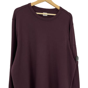 C.P Company Purple Crew Neck Lens Sweater - Double Extra Large (XXL) PTP 25"