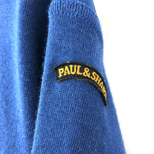 Vintage Blue Paul and Shark Bretagne Sweater - Medium (M) PTP 24"