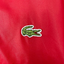 Load image into Gallery viewer, Vintage Red Lacoste Izod Half Zip Cagoule - Medium (M) PTP 24&quot;
