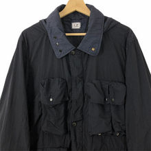 Load image into Gallery viewer, C.P Company Dark Navy Multi Pocket Goggle Jacket - 54 PTP 24.25&quot;
