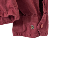 Load image into Gallery viewer, C.P Company Burgundy Goggle Hooded Overshirt - Large (L) PTP 22.75&quot;
