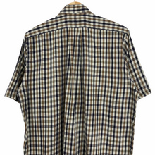 Load image into Gallery viewer, Aquascutum House Check Short Sleeved Shirt - Medium (M) PTP 23&quot;
