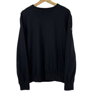 Paul and Shark Black Crew Neck Sweater - Extra Large (XL) PTP 24.25"