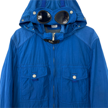 Load image into Gallery viewer, C.P Company Blue Multi Pocket Nysack Goggle Jacket - 54 PTP 23.5&quot;
