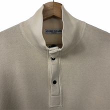 Load image into Gallery viewer, Stone Island Cream Half Zip Sweater - Double Extra Large (XXL) PTP 25.5&quot;
