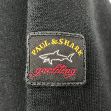 Load image into Gallery viewer, Paul and Shark Black Crew Neck Logo Sweater - Extra Large (XL) PTP 22.75&quot;
