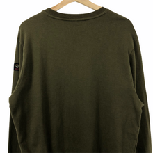 Load image into Gallery viewer, Paul and Shark Khaki Crew Neck Sweater - Large (L) PTP 22.5&quot;
